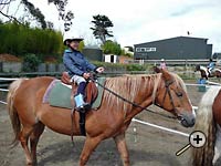 Loving every minute at Tasman Horse Rides